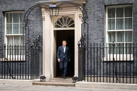 Grant Shapps leaves Downing Street after being appointed Defence Secretary in Prime Minister Rishi Sunak's mini-reshuffle, which was prompted by Ben Wallace's formal resignation. PIC: Stefan Rousseau/PA Wire