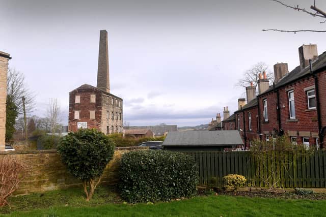 Village Feature Almondbury. Croft Mill in the background. Picture taken by Yorkshire Post Photographer Simon Hulme.