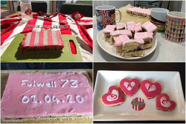 SAFC fans have been making pink slices in isolation