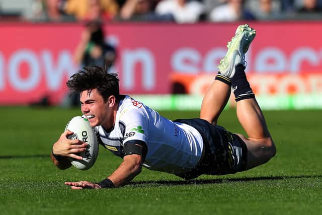 Jake Clifford scores a try for North Queensland Cowboys. (Picture: Getty Images)