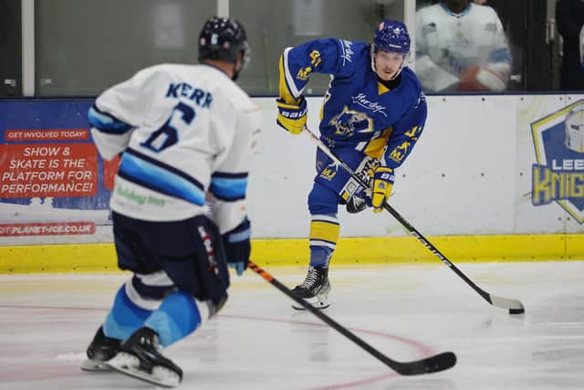 PROMISING: Oli Endicott is hoping to win gold with GB Under-20s in Dumfries. Picture: Stephen Cunningham/Leeds Knights