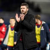 Middlesbrough manager Michael Carrick applauds the fans following the Sky Bet Championship match at St. Andrew's. Picture: Nick Potts/PA Wire.