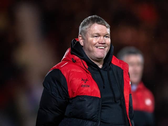 Grant McCann has overseen a nine-match winning run that puts Doncaster on the doorstep of the play-offs (Picture: Bruce Rollinson)