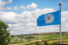 The White Rose of York flag blowing in the wind. PIC: Adobe