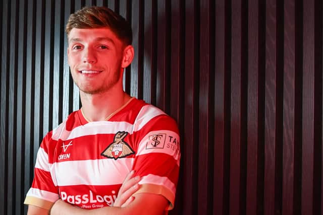 Latest Doncaster Rovers signing Tommi O'Reilly. Picture courtesy of DRFC.