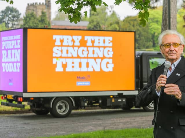 Singer Tony Christie launches Music for Dementia’s new ‘Give It A Go’ campaign