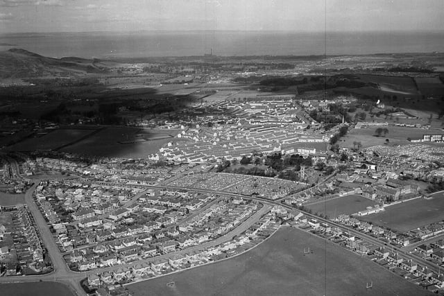 An aerial view of Liberton taken in April 1960.