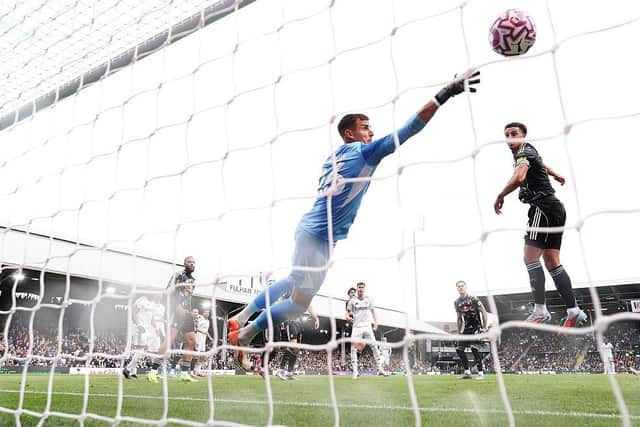 OWN GOAL: Gabriel Gudmundsson puts through his own net at Fulham (Image: Ryan Pierse/Getty Images)