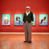 David Hockney in the Sackler Wing at the Royal Academy of Arts in 2016. PIC: Andrew Matthews/PA Wire