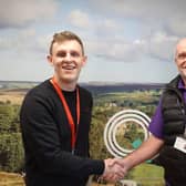 (left to right) Dan Wheatley, Senior Business Development Manager for The Prince’s Trust and Julian