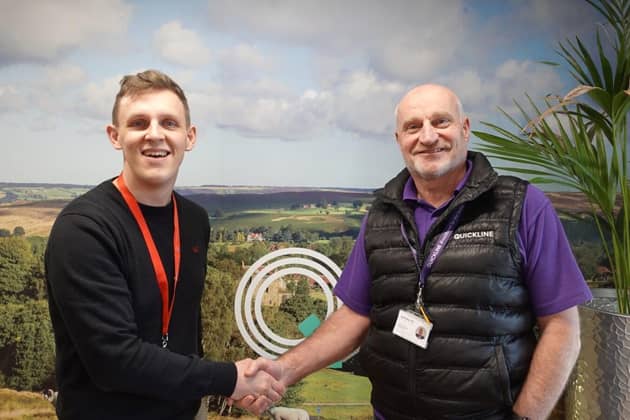 (left to right) Dan Wheatley, Senior Business Development Manager for The Prince’s Trust and Julian