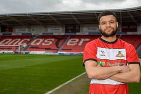 New Doncaster Rovers signing Maxime Biamou. Picture courtesy of Heather King/DRFC.