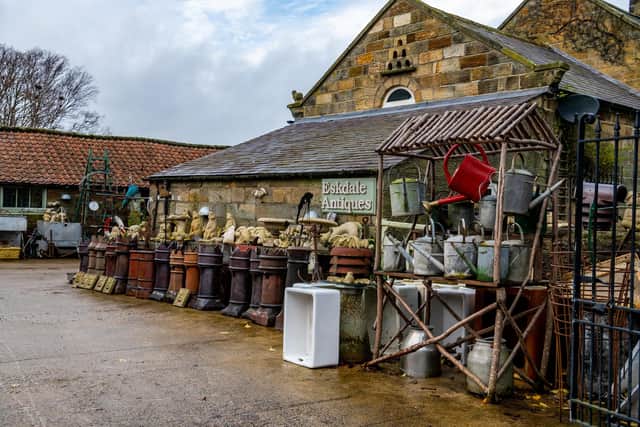 Village of The Week - Sleights. Pictured Eskdale Antiques in Sleights. Picture By Yorkshire Post Photographer,  James Hardisty.