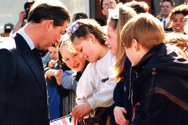 The Prince of Wales visited Pennywell Community College in 1996. Were you there on that special day?