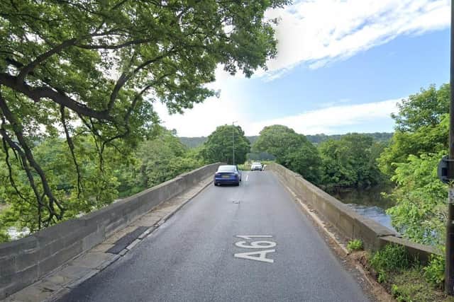 A man has died after a taxi and a car crashed on the A61 between Leeds and Harrogate. photo: Google