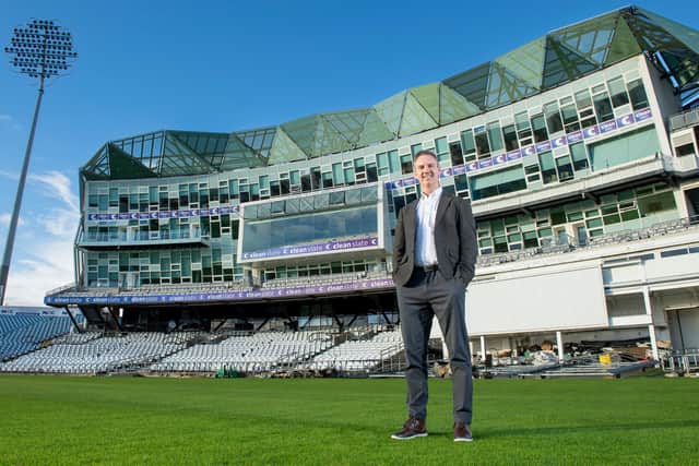 Yorkshire county cricket club's newly appointed chief executive officer Stephen Vaughan. (Picture: Allan McKenzie/SWpix.com)