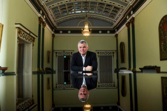 David Richards pictured at the Cutlers Hall, Sheffield. Picture taken by Yorkshire Post Photographer Simon Hulme