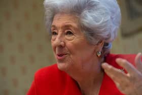 Baroness Betty Boothroyd at her office in Westminster in April 2017. Picture: James Hardisty.