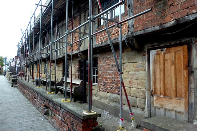 The Counting House was covered in scaffolding for years after it closed as a pub in 2012