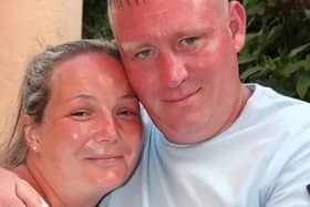 Daniel Bowman with his wife Kelly. Daniel, aged 32, died during a holiday to celebrate the couple's anniversary. They had been married three years.