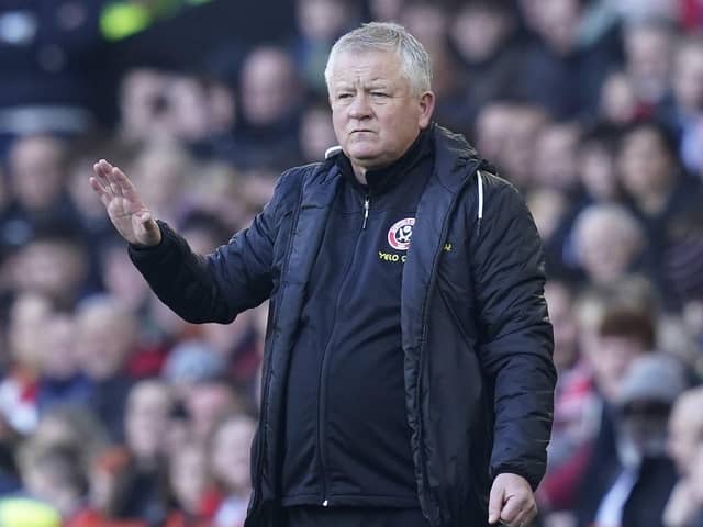 PERSPECTIVE: Sheffield United manager Chris Wilder