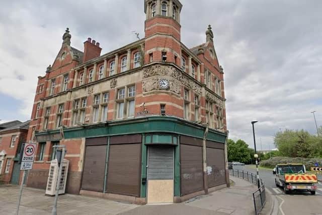 The former Premier Workwear building in 2022, four years after closure