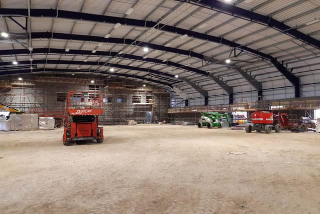 The arena will be home to three basketball courts with a 2,500 seater capacity.