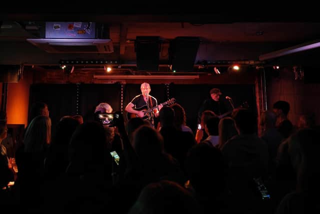 Damian Lewis performing at Headrow House, Leeds. Picture: Sam Charles McNeon
