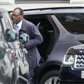 Chancellor of the Exchequer Kwasi Kwarteng arrives in Downing Street, London, after returning from the US ahead of schedule for urgent talks with Prime Minister Liz Truss as expectations grow that they will scrap parts of their mini-budget to reassure markets. Picture date: Friday October 14, 2022.