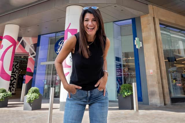 Natalie Anderson in Leeds city centre.