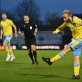 GET IN: Sheffield Wednesday's Barry Bannan of Sheffield Wednesday scores the visitors first goal against Bristol Rovers at the Memorial Stadium Picture: Dan Mullan/Getty Images