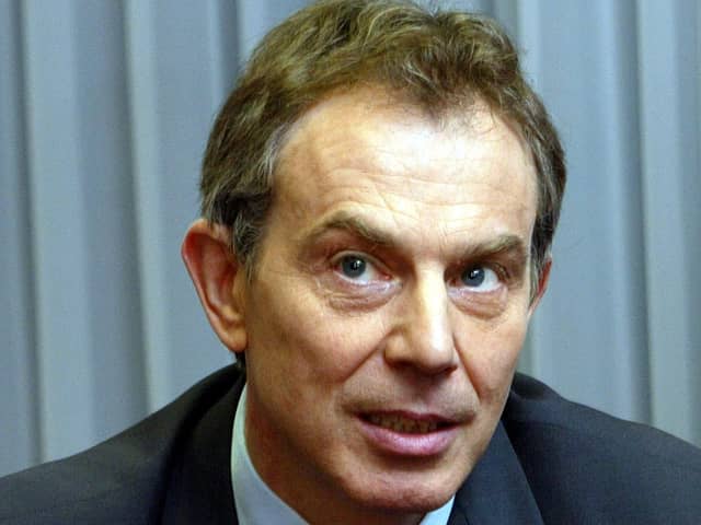 File photo of former Prime Minister Tony Blair. PIC: Toby Melville/PA Wire