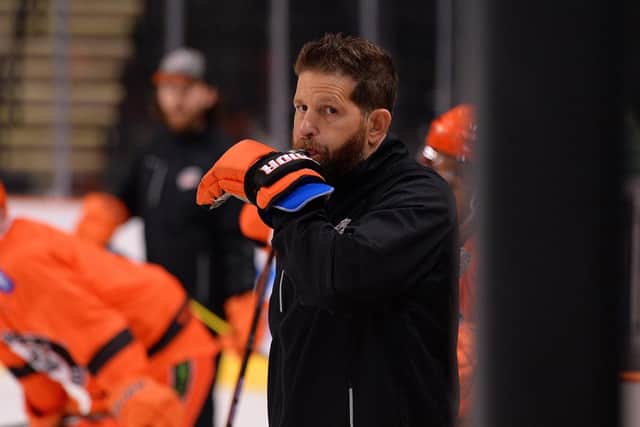 BIG DECISIONS: Sheffield Steelers' head coach, Aaron Fox. Picture courtesy of Dean Woolley/Steelers Media.