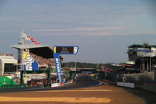 General view of the main straight during Hyperpole qualifying for the 100th anniversary of the 24 Hours of Le Mans race at the Circuit de la Sarthe June 8, 2023 in Le Mans, France. (Picture: Ker Robertson/Getty Images)