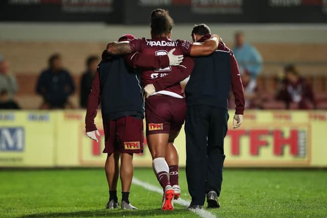 Jorge Taufua is no stranger to injury pain. (Photo by Cameron Spencer/Getty Images)