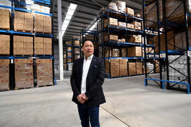 Ivan Zhou, chief executive of Pegasus World Holding, said turnover at the company increased from £8m to £13m in 2023 after expanding its operational capacity and entering new markets. Picture: Simon Hulme