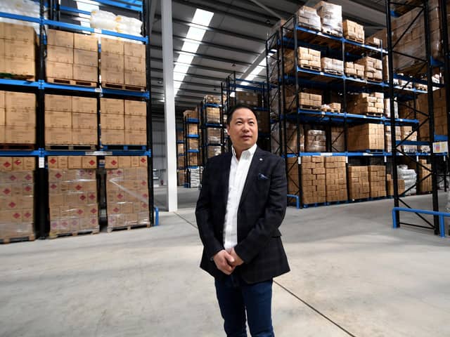 Ivan Zhou, chief executive of Pegasus World Holding, said turnover at the company increased from £8m to £13m in 2023 after expanding its operational capacity and entering new markets. Picture: Simon Hulme
