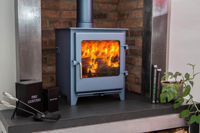 This Saltburn wood-burning stove is from Town and Country Fires in PIckering