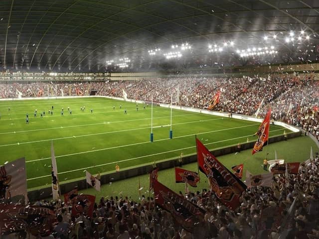 How the new Odsal Stadium would have looked