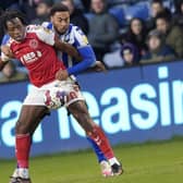 SOLID: Sheffield Wednesday defender Akim Famewo, up against Fleetwood's Promise Omochere