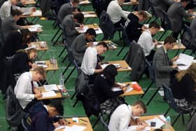 Students sitting their GCSE mock exams. PIC: Gareth Fuller/PA Wire