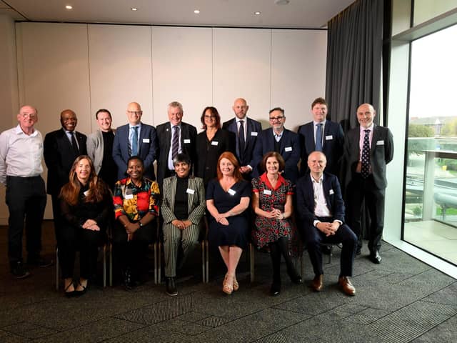 The participants in the Turner & Townsend round table event .Picture by Simon Hulme 6th October 2022