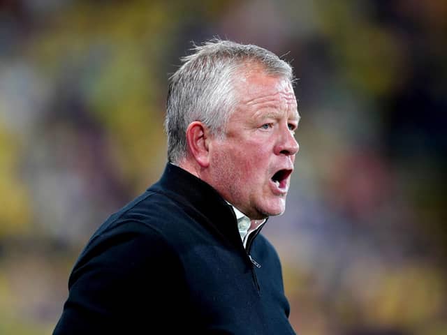 Middlesbrough manager Chris Wilder , pictured at Vicarage Road last night. Picture: Mike Egerton/PA