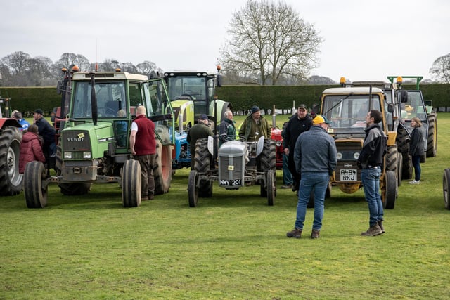 The event was anticipation of Tractor Fest at Newby Hall in June. P