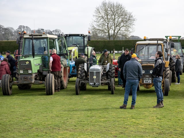 The event was anticipation of Tractor Fest at Newby Hall in June. P