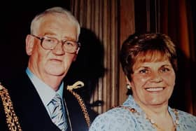 Keith Parker with his wife Lenny