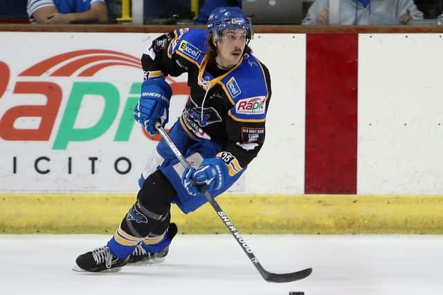 LEGEND: Forward Jereme Tendler scored freely for Hull Stingrays between 2010-14 and will be back at Hull Ice Arena on Sunday night to see his #27 shirt retired. Picture: Arthur Foster.