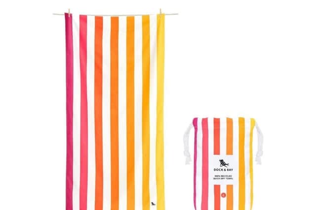 Dock & Bay Beach Towel, Currently priced at £28.