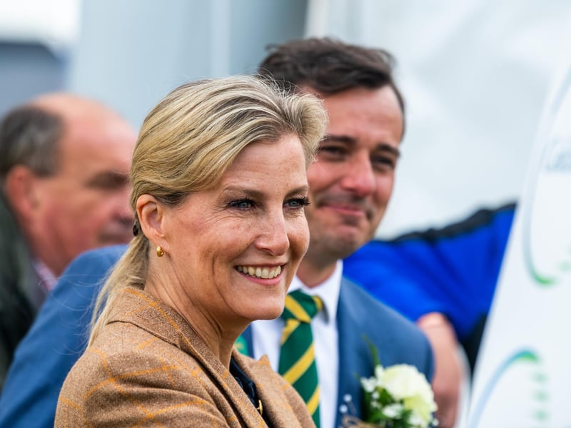 The Duchess alongside David Tite, Director of Driffield Show.