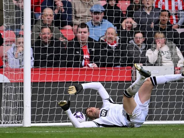 SHOCKER:  Sheffield United goalkeeper Ivo Grbic